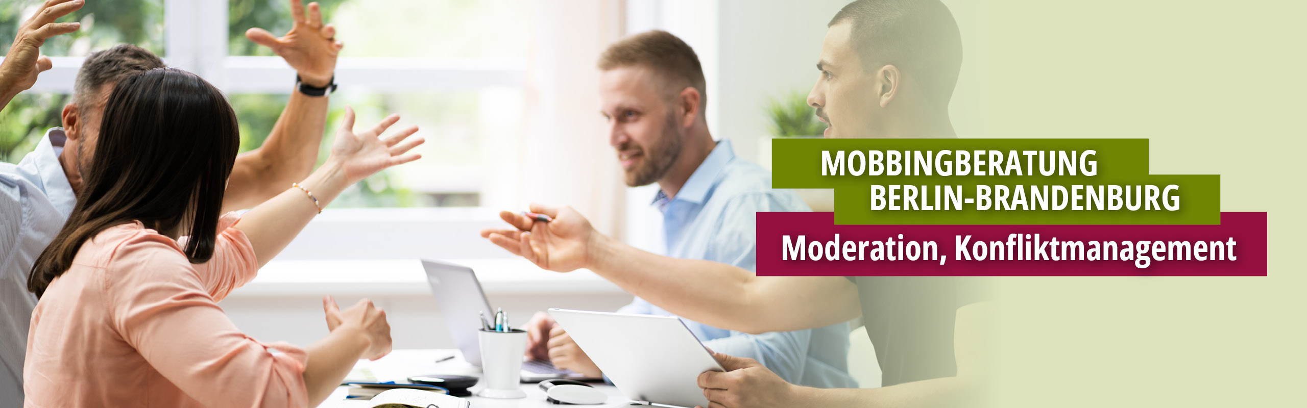Moderation, Konfliktmanagement